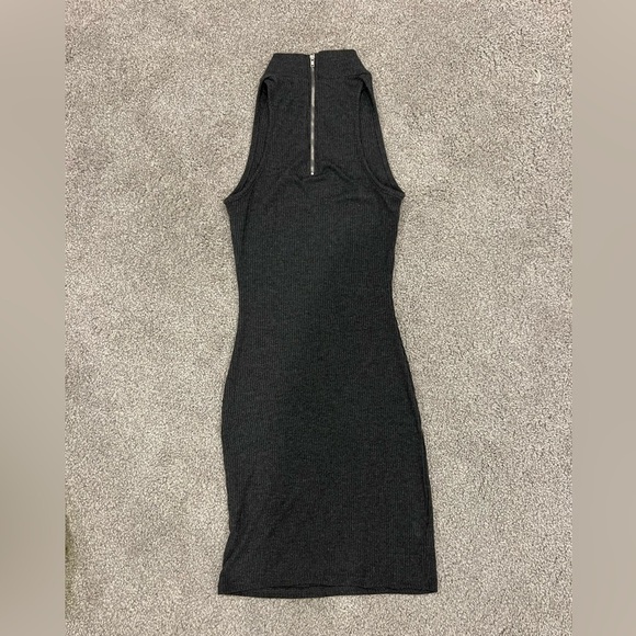 love republic Dresses & Skirts - Love Republic Ribbed Charcoal Grey Dress Size Small